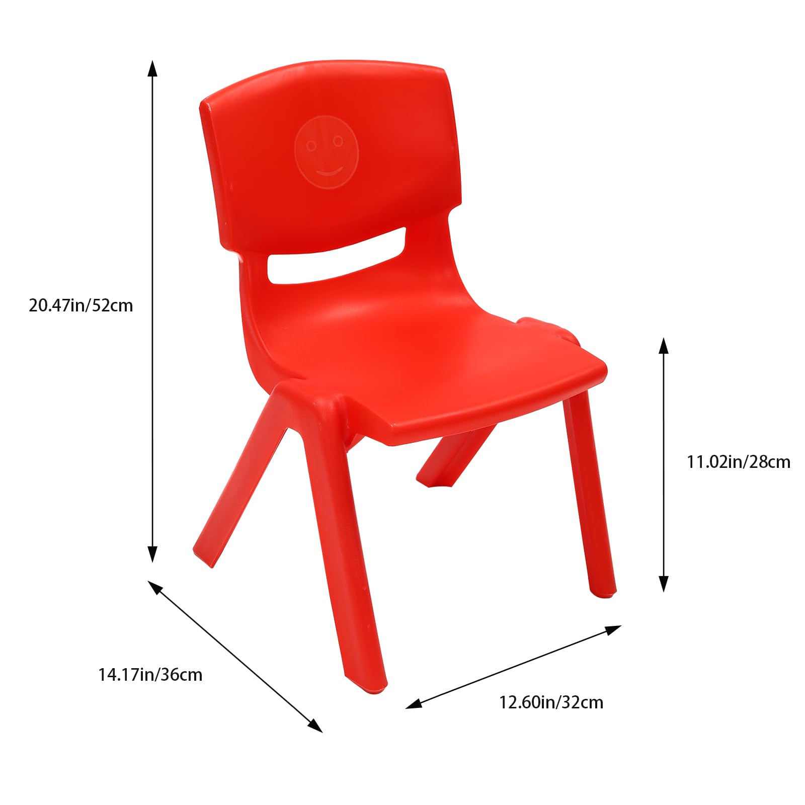 Stackable Kids Chairs for Classroom - 6 Pack Durable School Chairs for Children, Preschool & Home Use - Perfect for Classrooms, Daycare Centers, Homeschooling & Playrooms