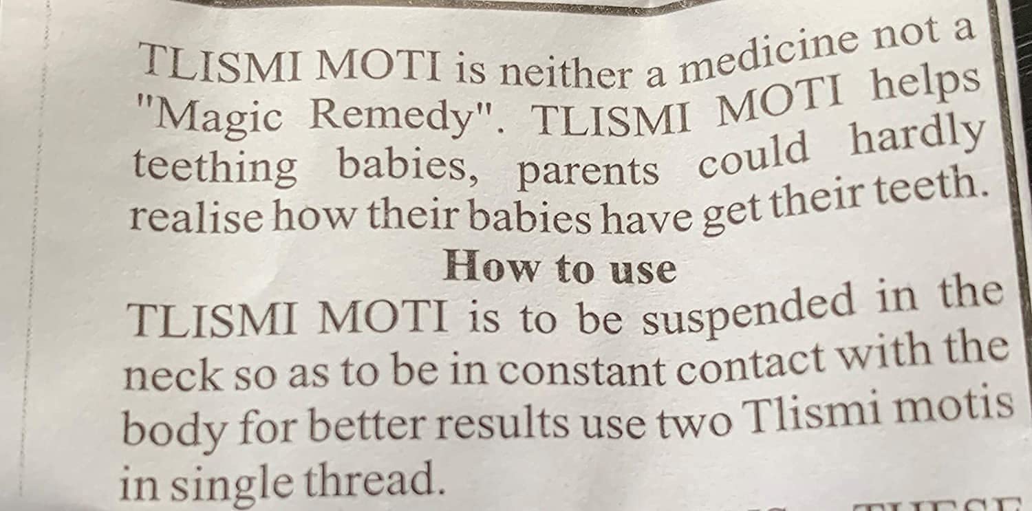 Original Abdul Rasheed Tilasmi Moti Teething Necklace for Babies - Natural Teething Pain Relief & Oral Health Care (2-Pack) | Safe Amber Teether for Infants & Toddlers | Perfect for Soothing Sore Gums During Playtime & Sleep