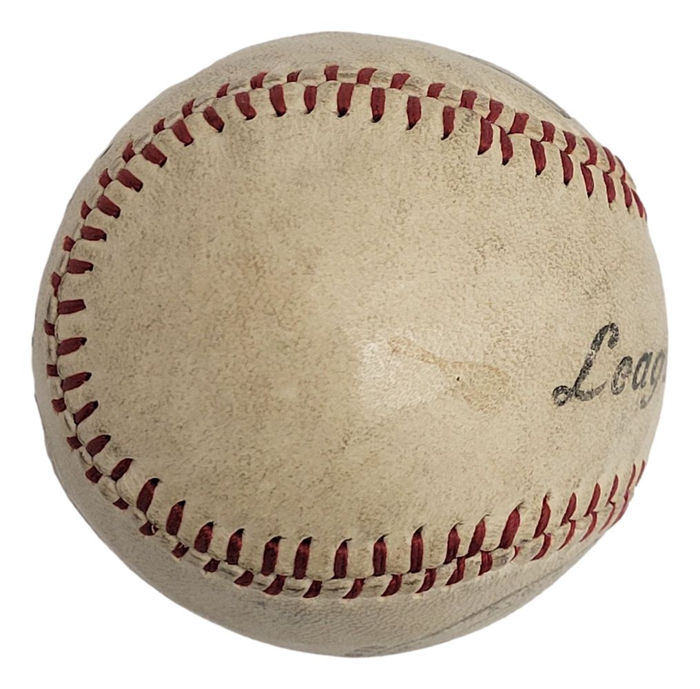 Authentic Babe Ruth 1920s Signed Spalding Junior League Baseball - Yankees Legend BAS+PSA Auto 8 - Perfect for Baseball Memorabilia Collectors & Sports Fans Display