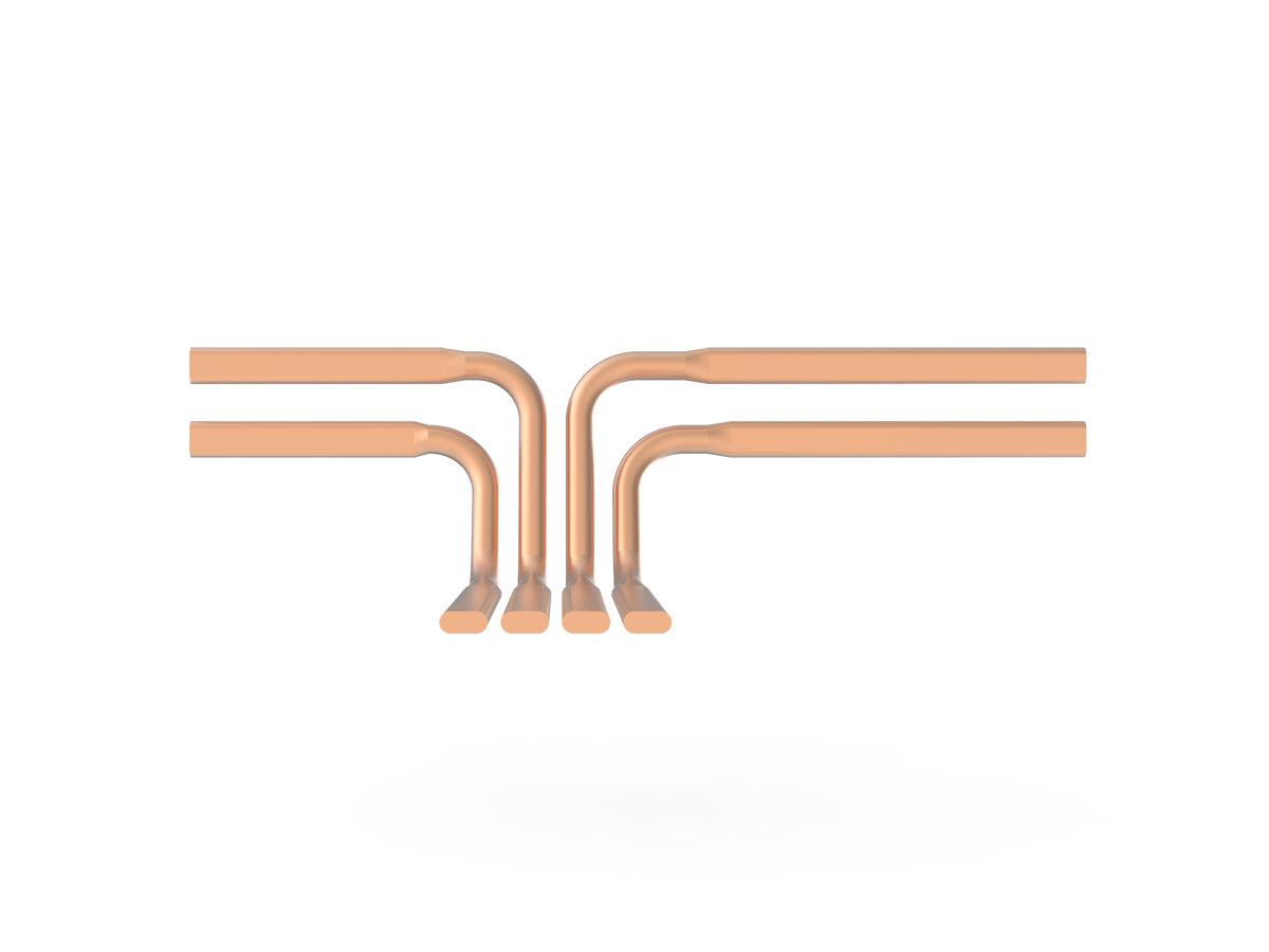 Streacom FC8 Short Heatpipe Kit - 4 High-Performance Heatpipes (ST-MH1) for PC Cooling & Silent Fanless Builds