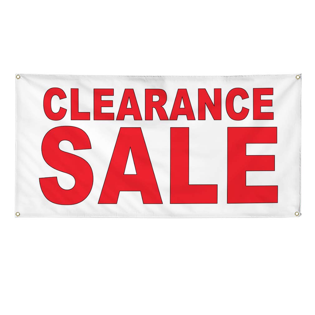 Waterproof Red Vinyl Banner 36x72 Inches - Heavy Duty Outdoor Business Sign with 6 Grommets for Yard, Industrial & Commercial Use | Weatherproof, Durable & Multiple Size Options