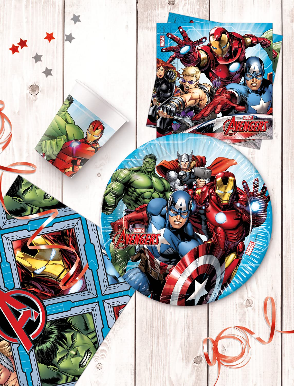 Marvel Avengers Party Tablecloth - 70 x 47 Inches Waterproof Birthday Party Decorations for Kids, Superhero Themed Table Cover - Perfect for Birthday Parties, Baby Showers & Comic-Themed Events