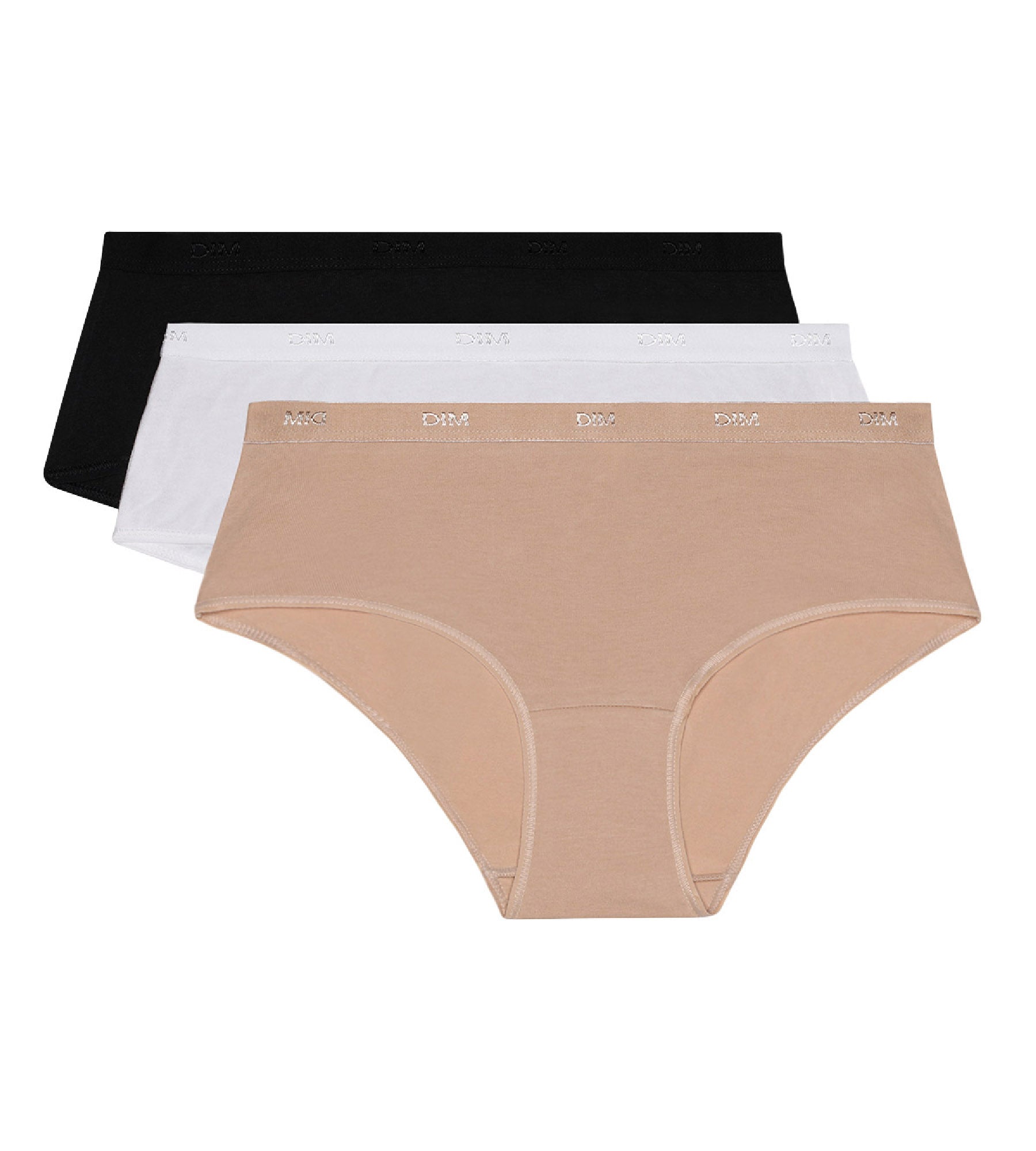 3-Pack Men's Boxer Briefs - White/Skin/Black - Les Pockets Cotton Underwear - Soft & Breathable for Daily Wear, Workout & Sleep