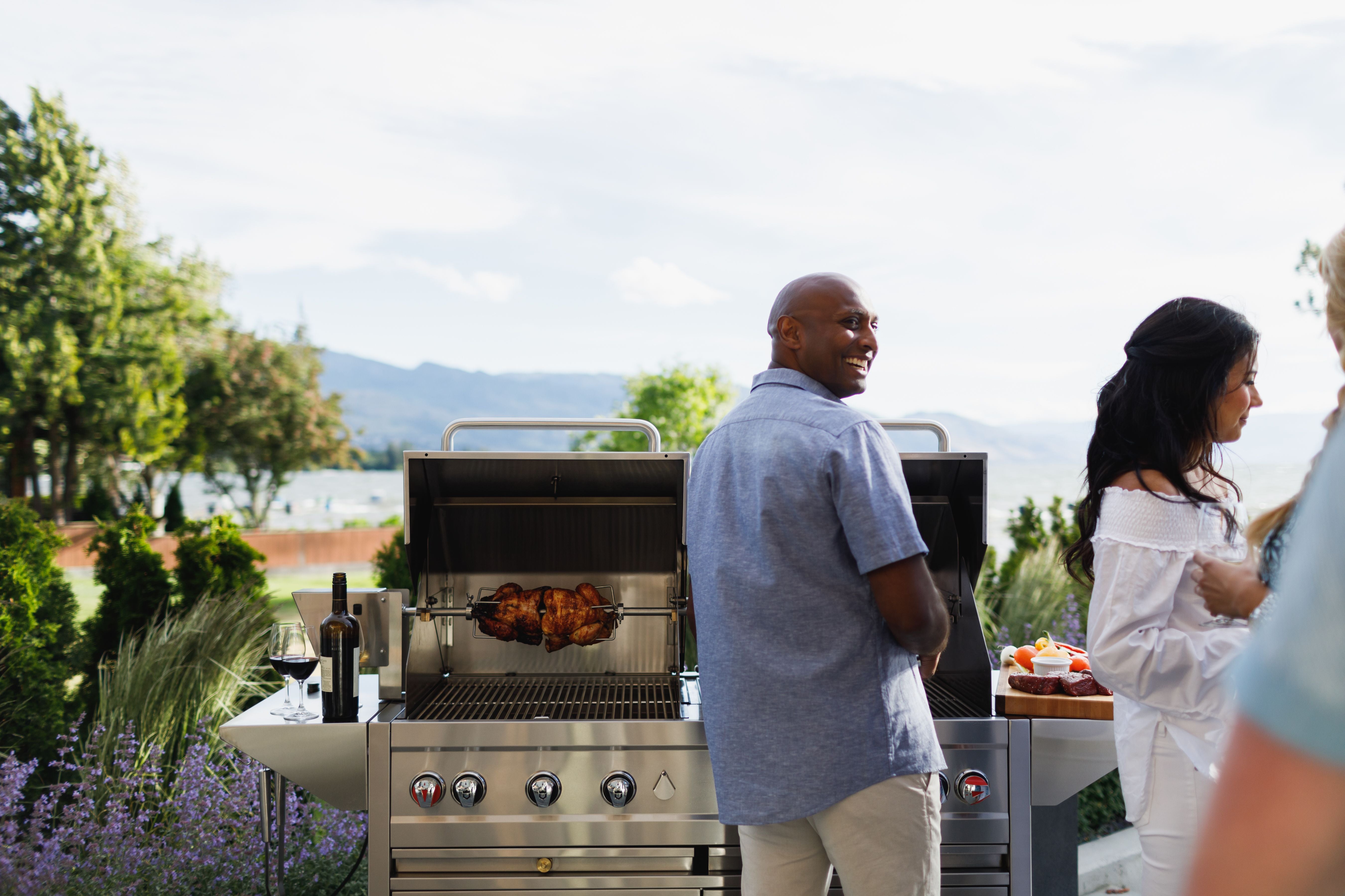 Crown Verity 36 Rotisserie Assembly Replacement for MCB 36 & MCB 72 Grills - Perfect for Outdoor BBQ, Backyard Cooking, and Rotisserie Chicken