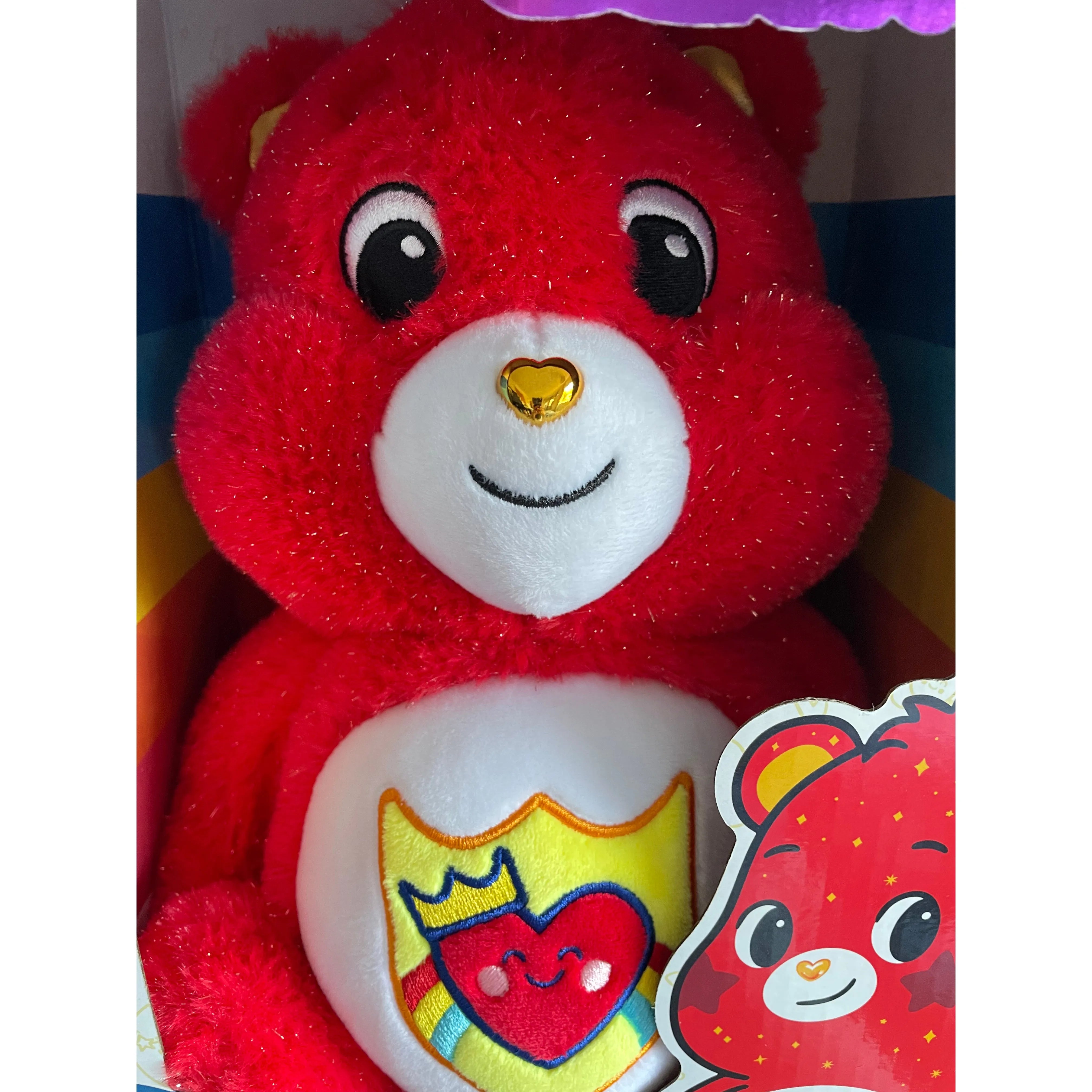 Care Bears 35cm Destiny Bear Plush Toy - Soft Cuddly Stuffed Animal for Kids, Collectors & Gift Giving | Perfect for Bedtime, Nursery Decor & Emotional Comfort