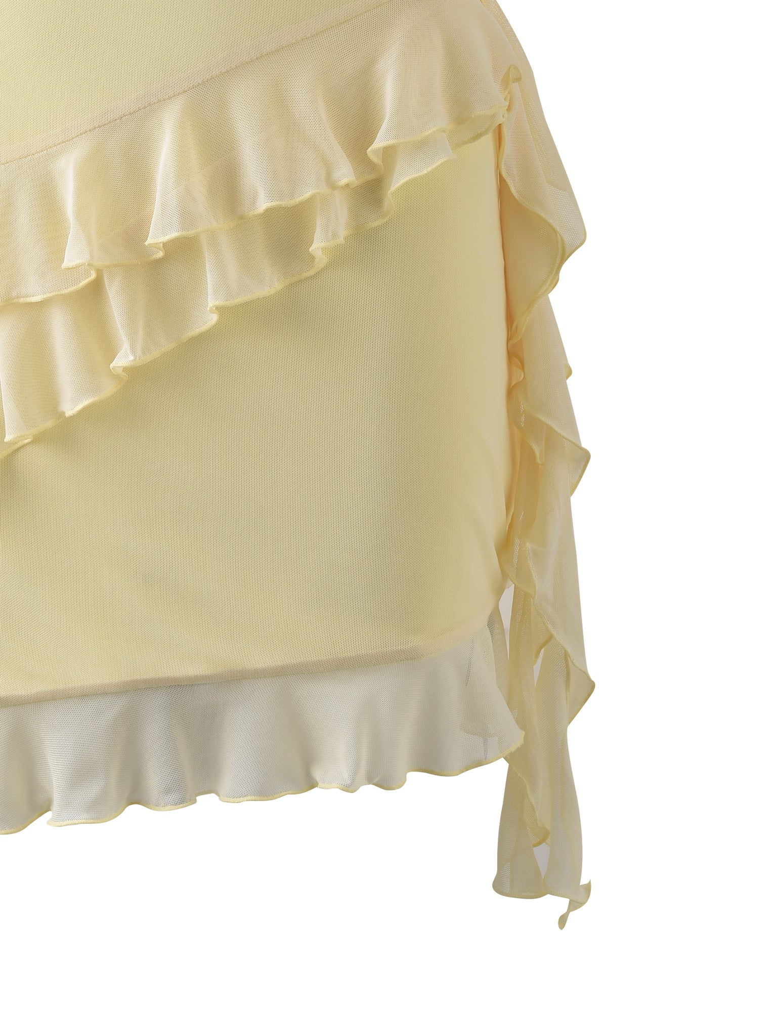 Stormi Skirt - Yellow Lemon A-Line Midi Skirt for Women | Summer Casual & Party Wear | Lightweight & Comfortable | Perfect for Beach, Vacation, and Outdoor Activities
