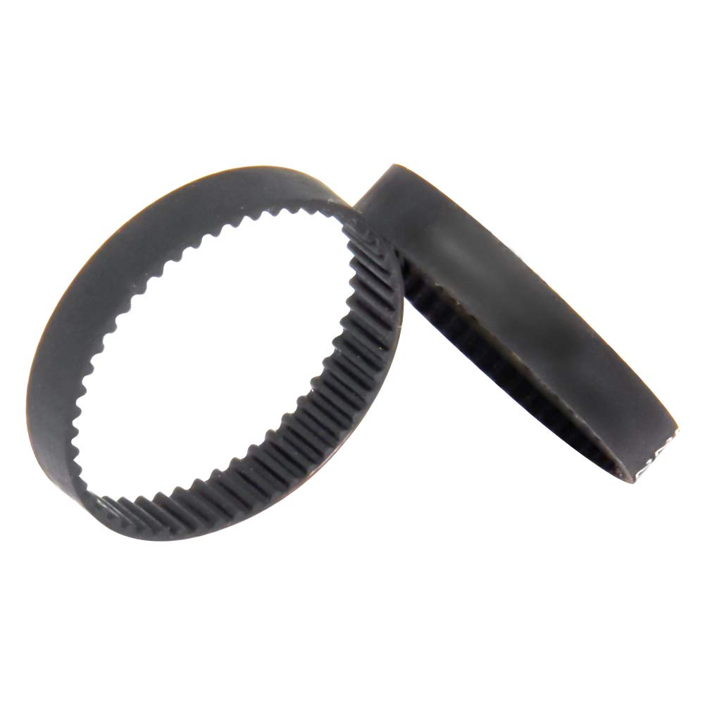 2GT Timing Belt 110-2GT-9 (110mm Length, 9mm Width, 55 Teeth) - 2 Pack for 3D Printers, CNC Machines, and Industrial Equipment - Durable Rubber Drive Belt for Smooth Power Transmission