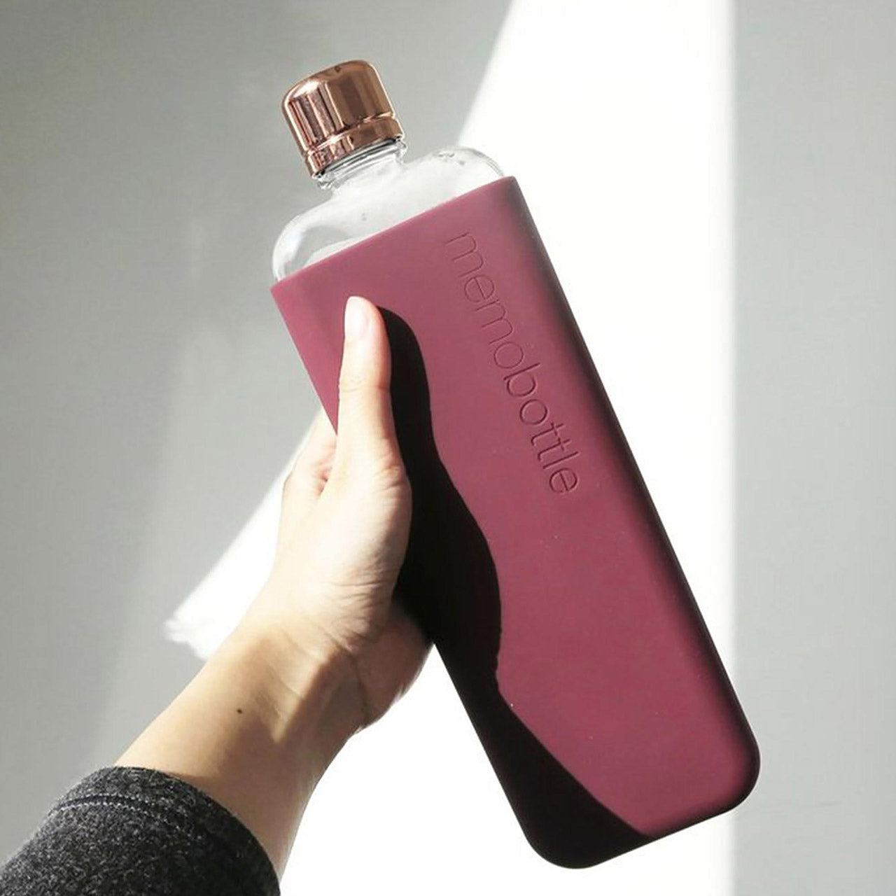 Slim Water Bottle Silicone Sleeve Cover - Non-Slip Grip Protector for Gym, Hiking & Everyday Use