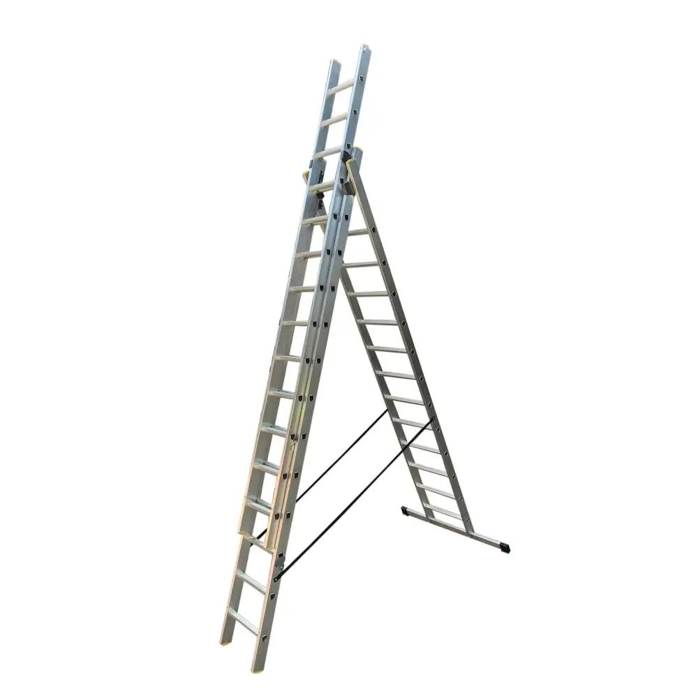 Best Combination Ladder - 3-in-1 Multi-Position Aluminum Ladder for Home & Construction - Perfect for Painting, Roofing & DIY Projects