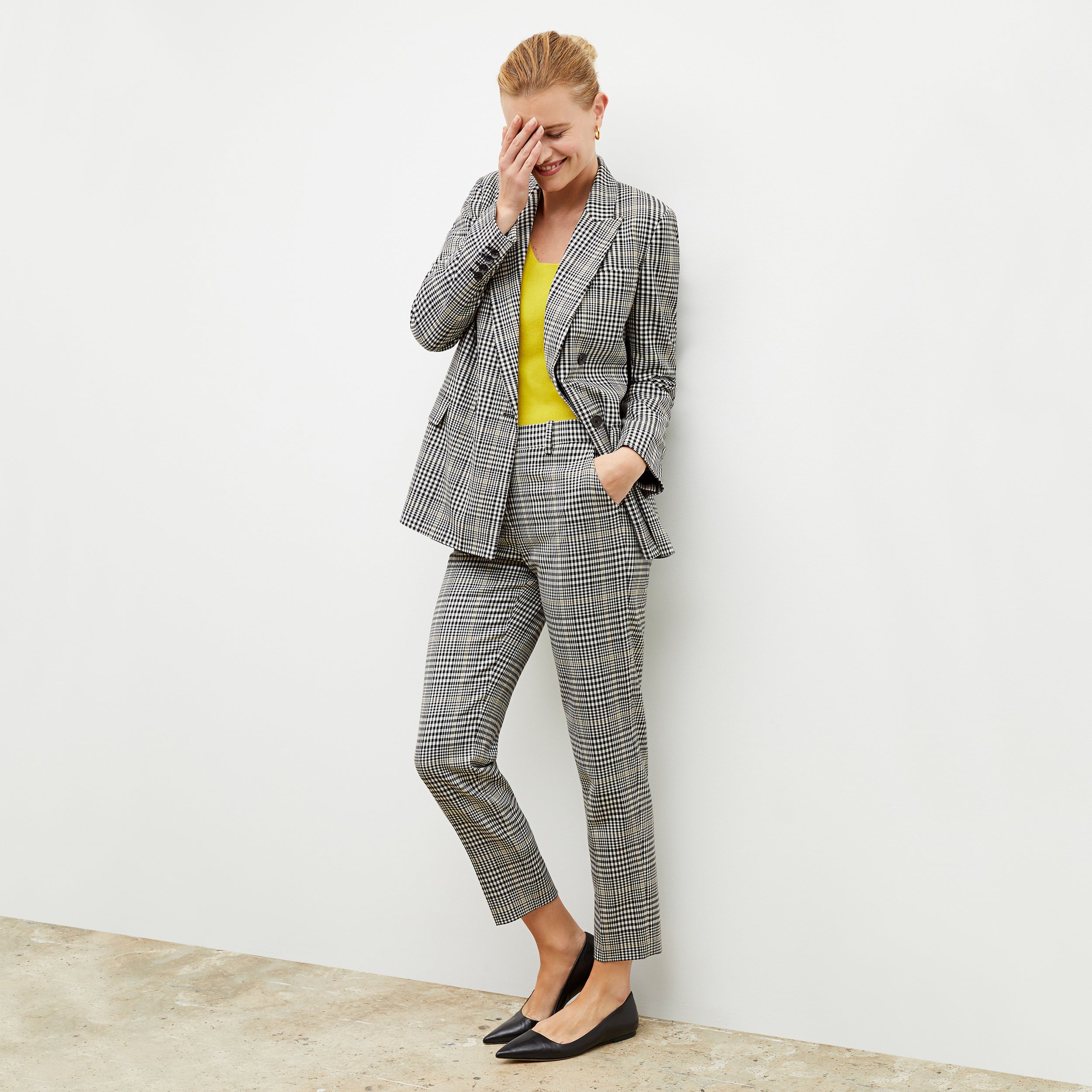 Mejia Plaid Sharkskin Pants for Men - Stylish & Comfortable Trousers for Office, Casual Wear & Outdoor Activities