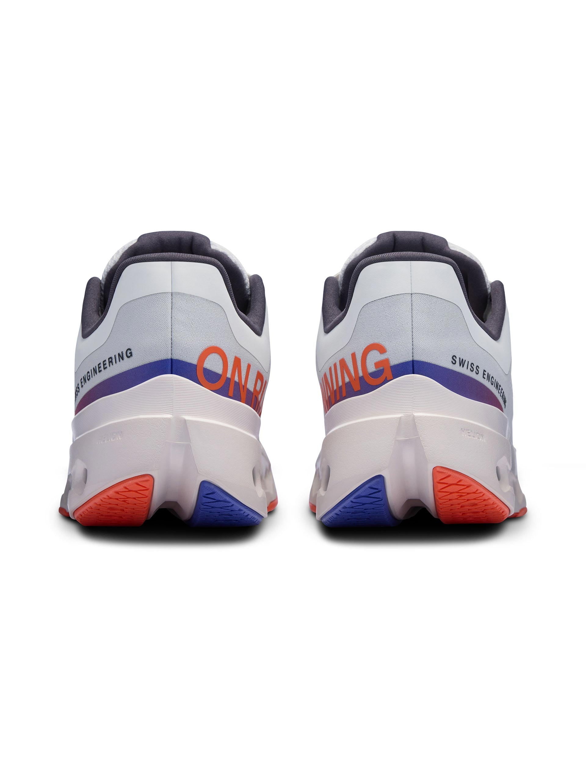 Cloudsurfer Next Running Shoes - White/Flame Color - Lightweight & Cushioned for Road Running, Jogging, and Daily Workouts