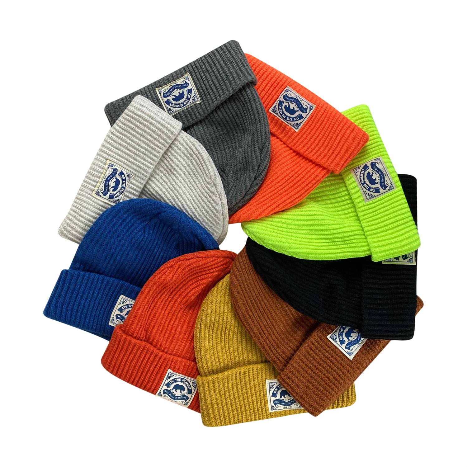 CLAPE Winter Fisherman Beanie Hats for Men - Warm Thick Knit Skull Cap with Cuff - Perfect for Skiing, Snowboarding & Outdoor Activities