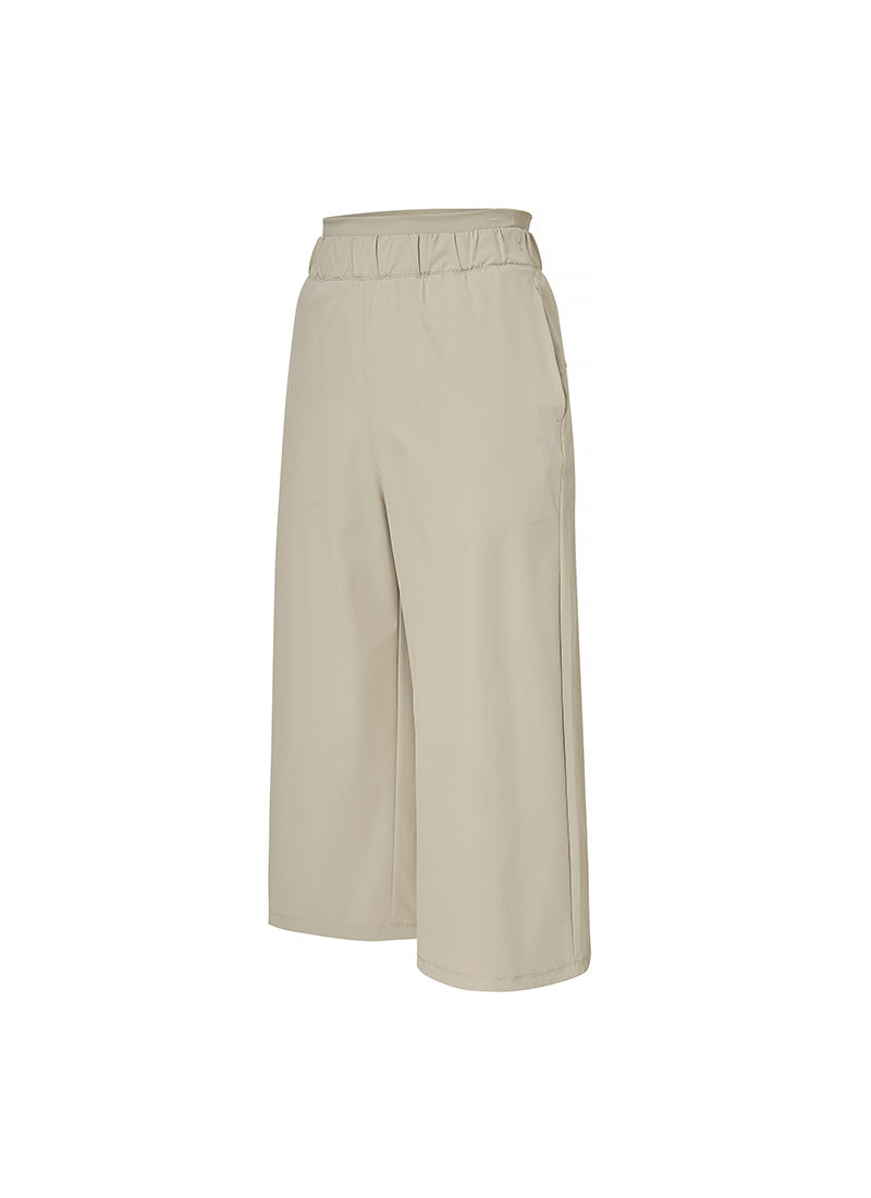 8.5 Inch Wide Slick Light Double Banding Pants for Women - Comfortable Work Pants & Casual Office Wear