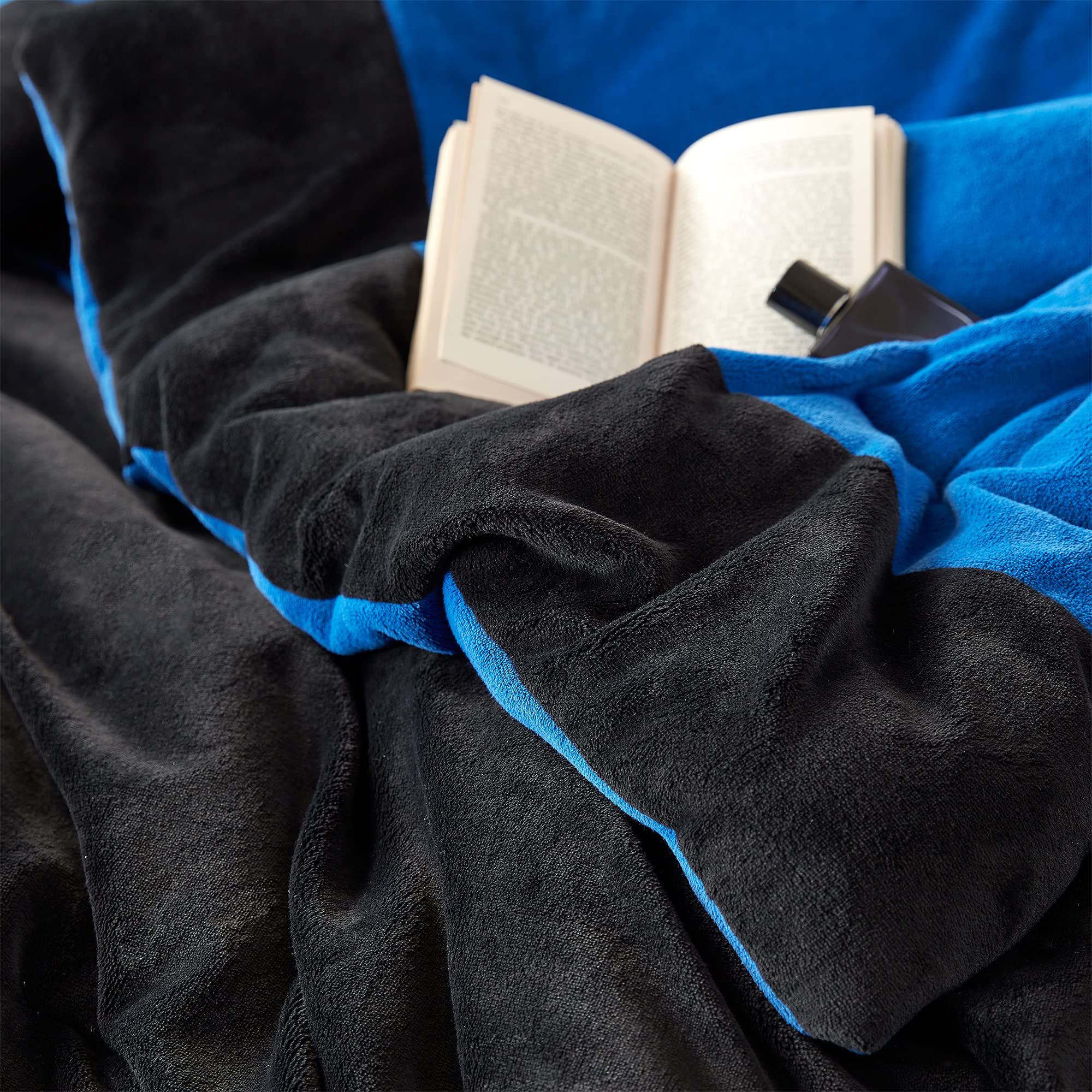 Byourbed Even Heroes Need Sleep - Coma Inducer® Twin XL Comforter - Ultra Thick Blue Line Bedding for Police, Firefighters & First Responders - Perfect for Shift Workers & Emergency Personnel