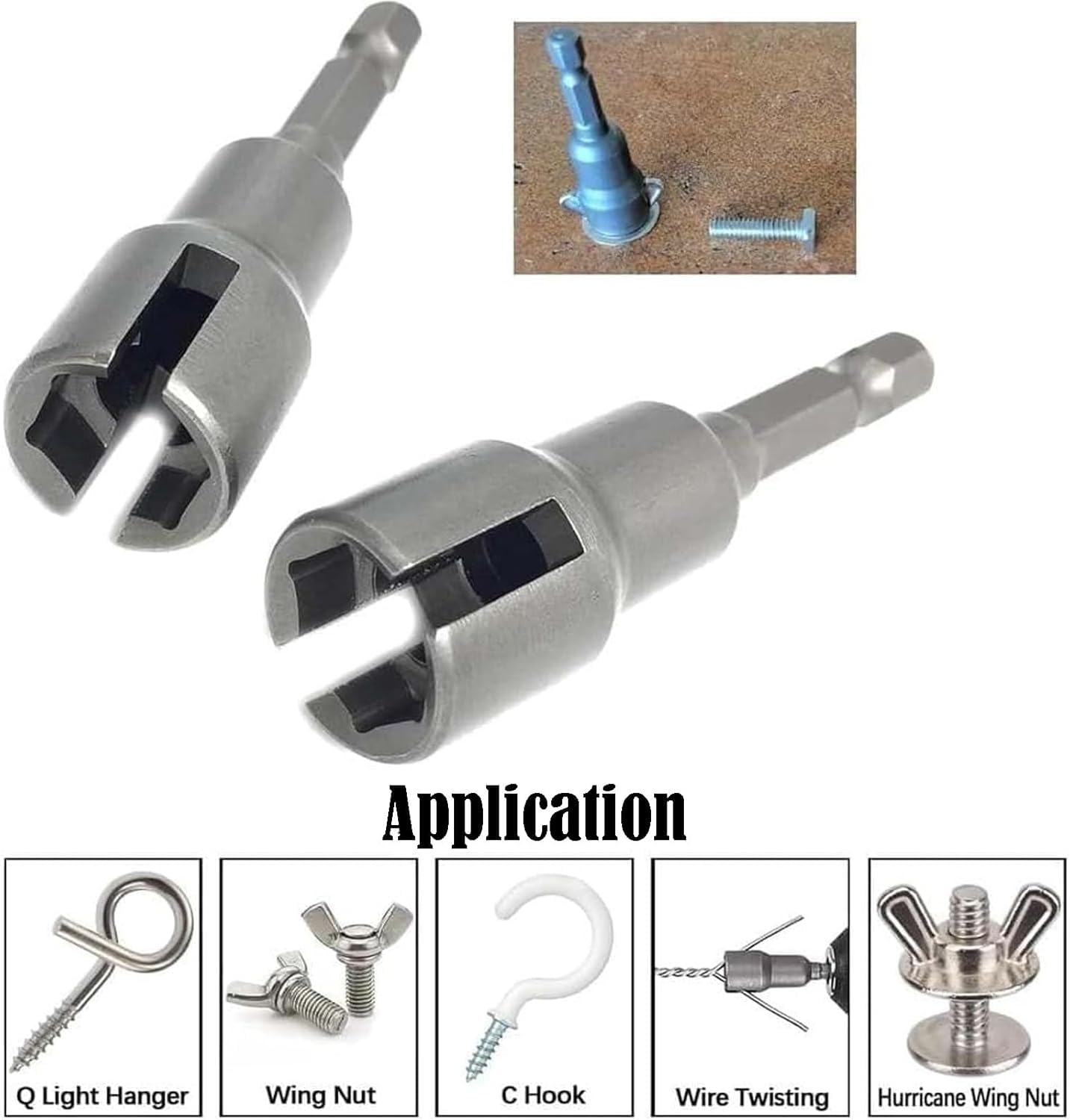 **Hurricane Shutter Drill Bit Set - 4pcs 1/4