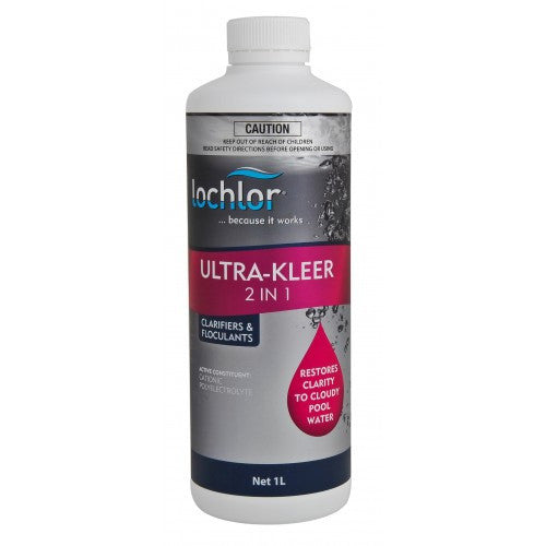 Lo chlor 2-in-1 Pool Clarifier & Flocculant - Crystal Clear Swimming Pool Water Treatment Chemical for Above Ground & Inground Pools | Fast-Acting Algae Prevention & Water Clarification