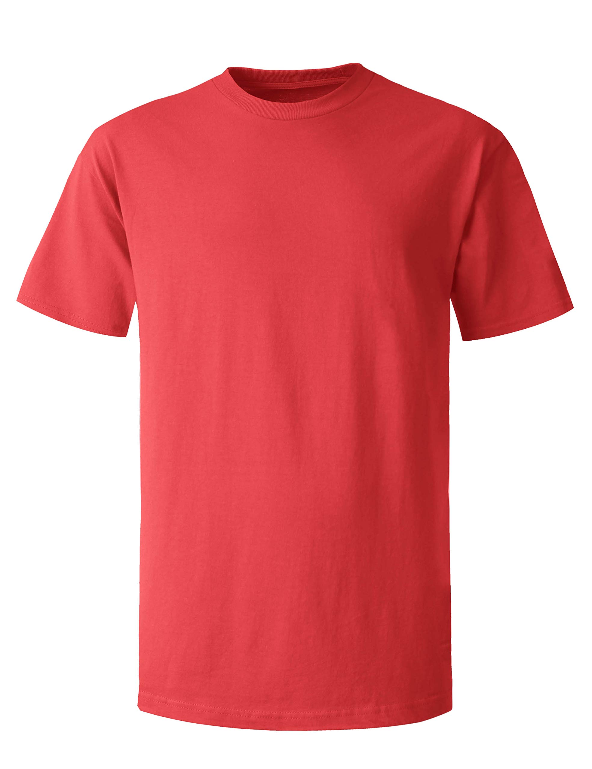 Men's Basic Casual Crew Neck Short Sleeve T-Shirt - Essential Cotton Tee for Everyday Wear, Gym, and Outfits | Hat and Beyond
