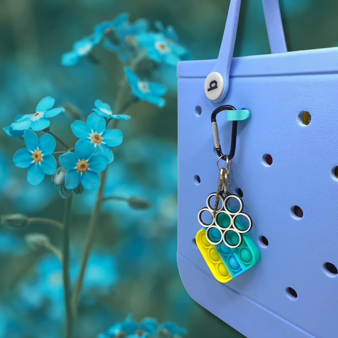 Carabiner Key Holder for Tote Bags - Secure Keys & Valuables - USA Made - Perfect for Travel & Daily Use