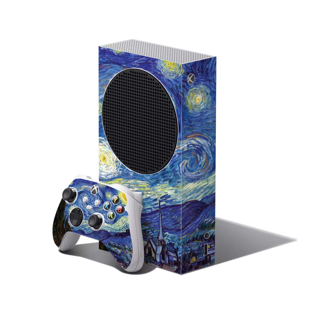 MightySkins Starry Night Vinyl Skin Wrap for Xbox Series S - Protective & Durable Custom Decal Cover | Easy to Apply & Remove | Made in USA | Perfect for Gaming Setup & Personalization