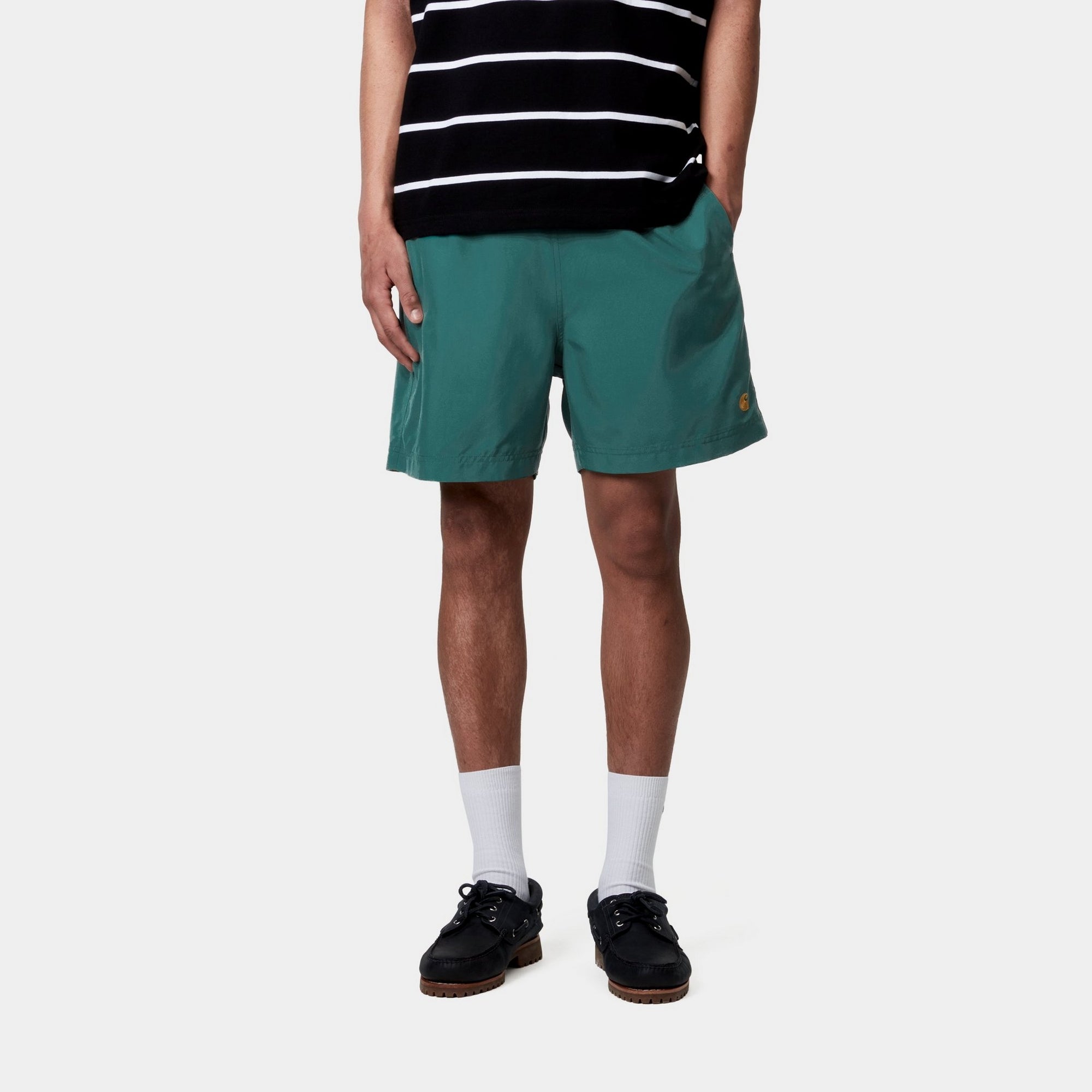 Chase Swim Trunks for Men | Quick-Dry Beach Shorts with Rainforest Print | Perfect for Swimming, Surfing & Tropical Vacations