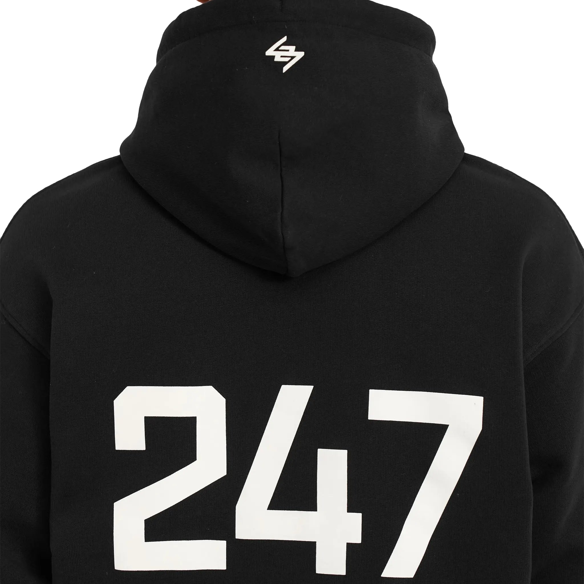 Represent 247 Oversized Jet Black Hoodie for Men & Women - Streetwear Fashion, Comfortable Pullover Sweatshirt - Perfect for Casual Wear, Gym, and Outdoor Activities