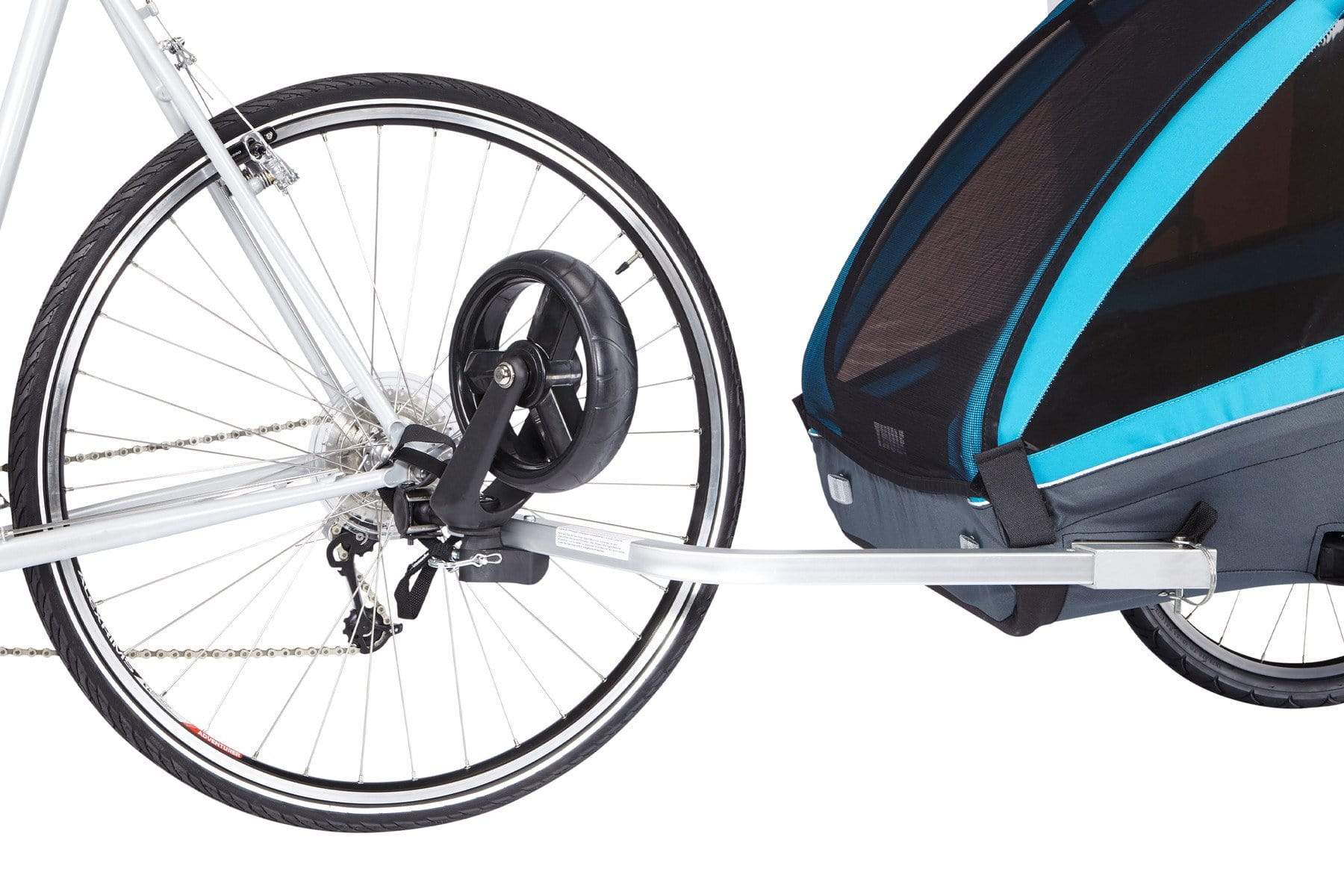 Thule Coaster XT Premium Bike Trailer for Kids - Convertible Stroller & Cargo Carrier - All-Terrain Wheels for Outdoor Adventures - Perfect for Cycling, Jogging, and Family Outings