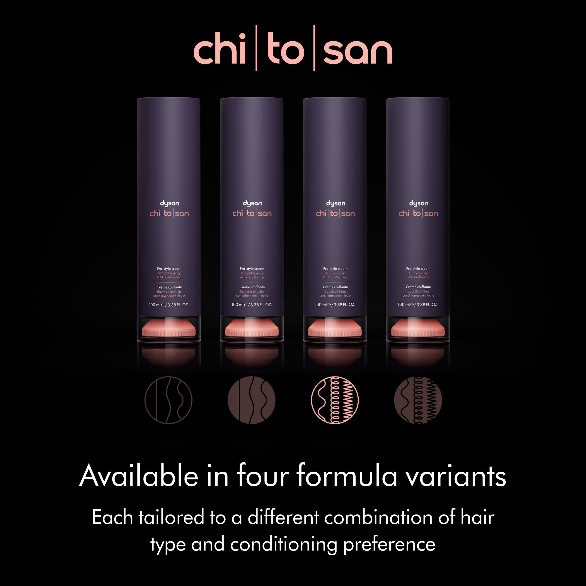 Chitosan Pre-Style Cream for Curly to Coily Hair - Lightweight Conditioning Treatment for Defined Curls & Frizz Control | Perfect for Wash Day & Daily Styling