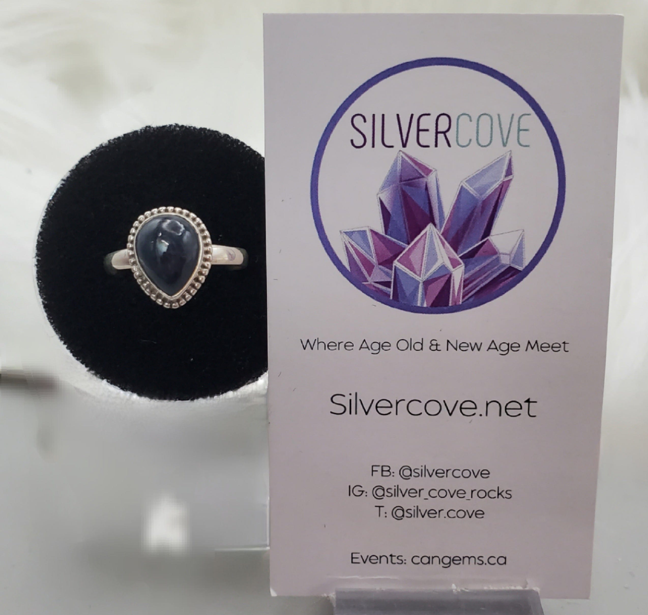 Exquisite Canadian Sapphire Ring in .925 Sterling Silver - Size 8.5 - Perfect for Engagement, Anniversary & Special Occasions