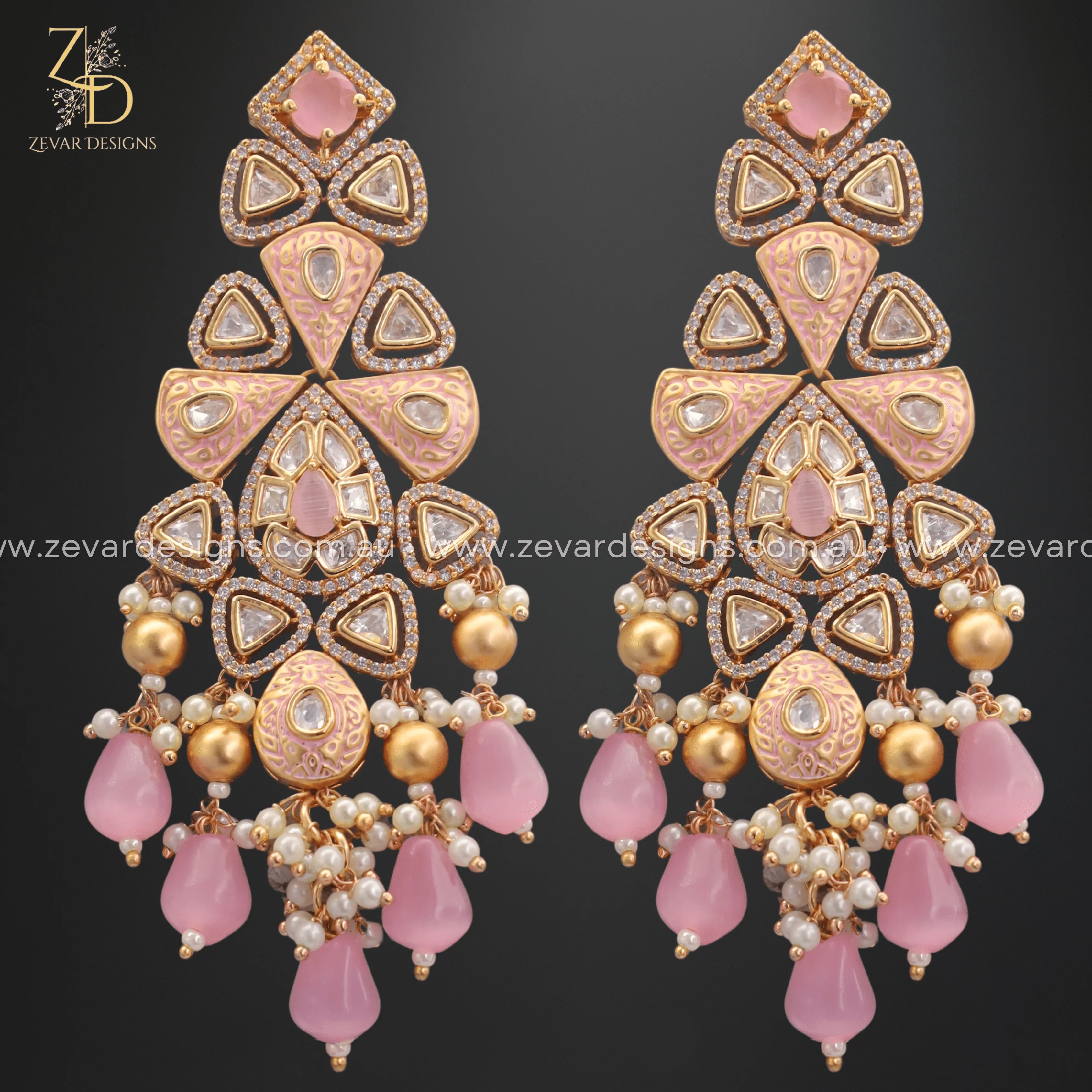 Exquisite Kundan Polki Choker Set with Matching Tikka - Traditional Indian Bridal Jewelry for Weddings & Festive Occasions