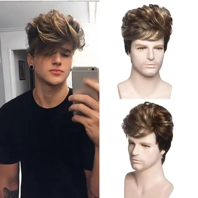 mixed grey wig
