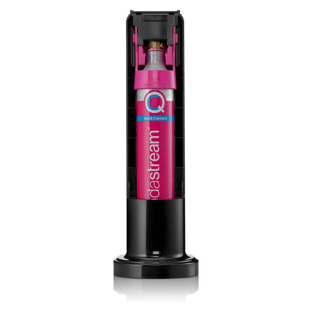 SodaStream Gaia Black Sparkling Water Maker - Countertop Carbonation System for Fresh Homemade Soda & Sparkling Water | Perfect for Kitchen, Office & Home Bar Use