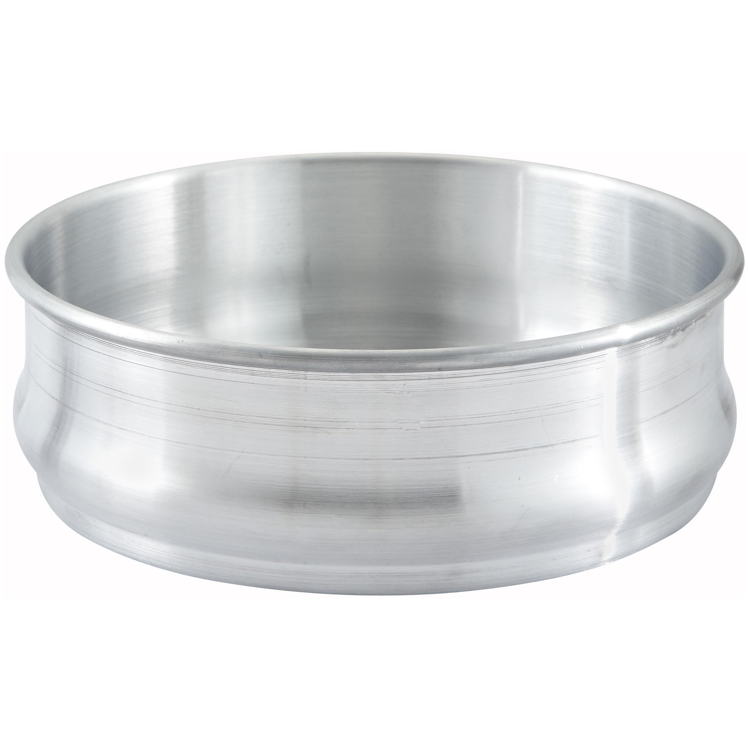 Winco Winware 96-Ounce Stackable Dough Pan - Heavy Duty Aluminum Baking Tray for Bread, Pizza & Pastry Making - Commercial & Home Kitchen Use