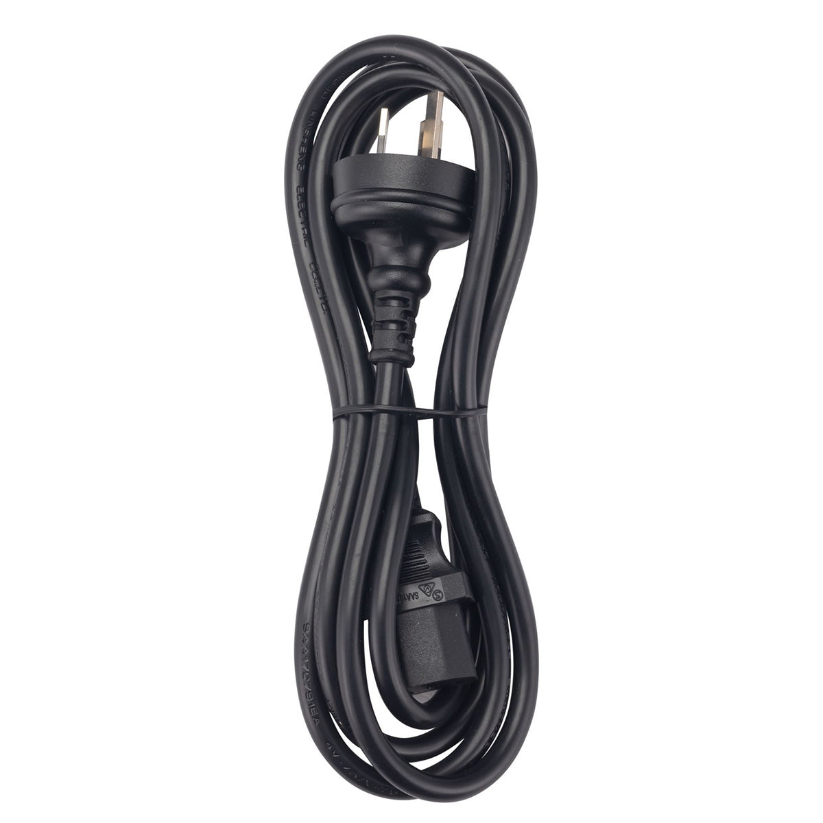 Dynamix 3 Pin Plug to IEC C13 Female 10A Power Cord - 3M Black | Computer, Server & Office Equipment Power Cable