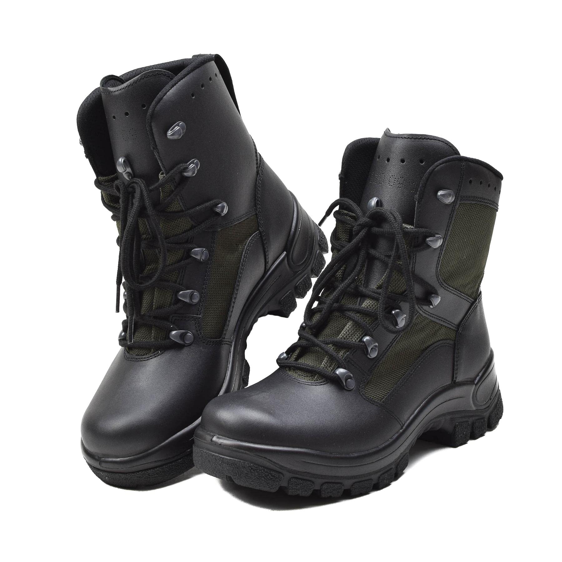Authentic German Army Jungle Boots - Men's Olive Military Tactical Shoes for Hiking, Outdoor Adventures & Survival Training