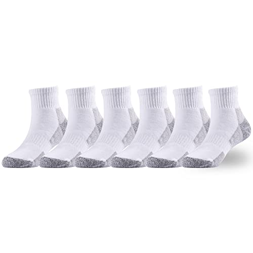 Ankle_white(grey Sole),6 Pack