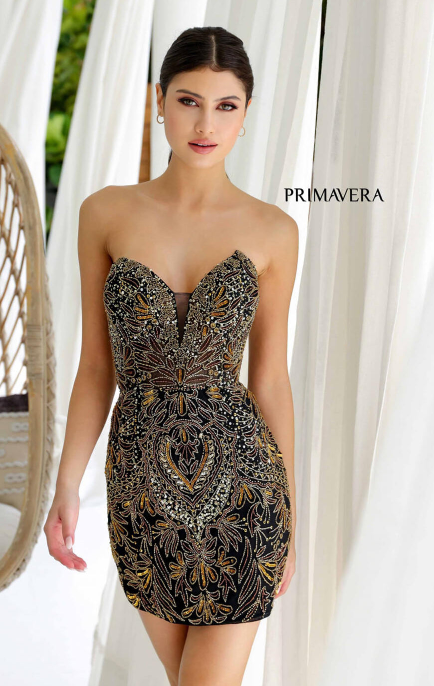 Primavera Art Deco Inspired Beaded Mini Dress - Vintage 1920s Flapper Style Party Dress for Women - Perfect for Cocktail Parties, Weddings & Special Occasions