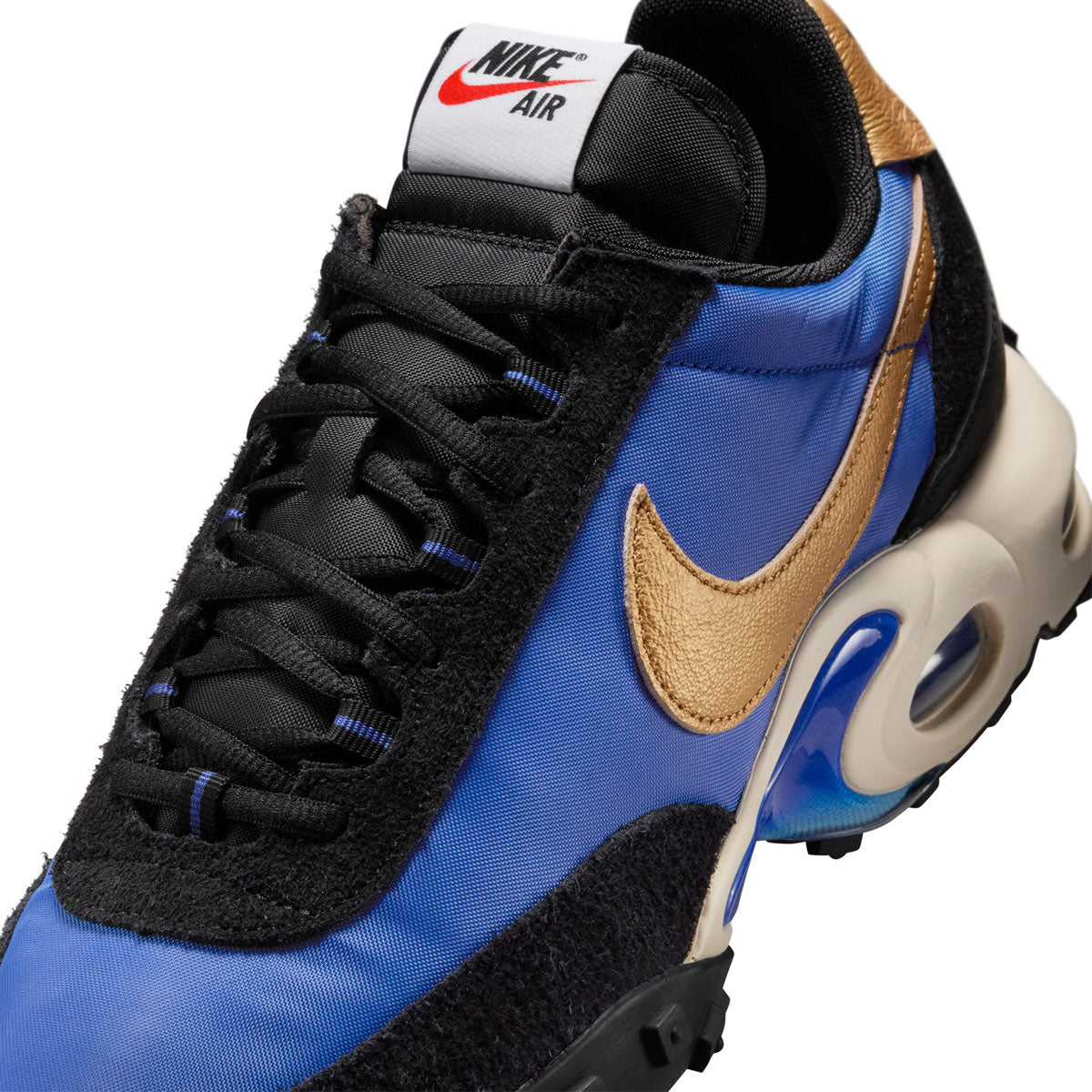 Nike Air Max Waffle SP 'Black Hyper Blue' Running Shoes - Lightweight Cushioned Sneakers for Men & Women | Perfect for Jogging, Gym Workouts & Casual Streetwear Fashion