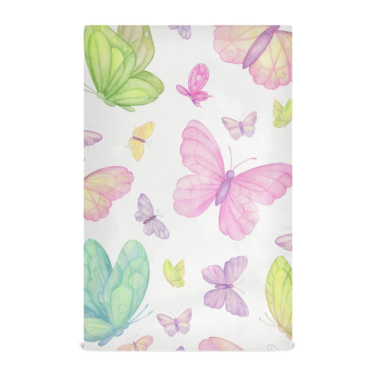 Xigua Butterfly Kitchen Dish Towel Set of 6 - Reusable, Eco-Friendly Dish Cloths for Cooking, Cleaning, and Home Decor, 28 x 18 Inch - Perfect for Kitchen, Tea Bar, and Everyday Use