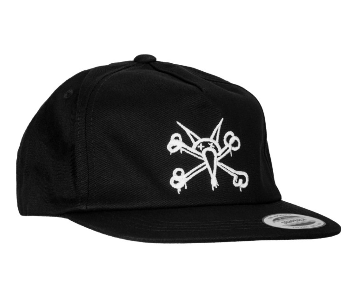 Powell Peralta Vato Rat Snapback Hat - Black | Skateboarder Style Adjustable Baseball Cap for Men & Women | Perfect for Skateboarding, Streetwear Fashion & Outdoor Activities