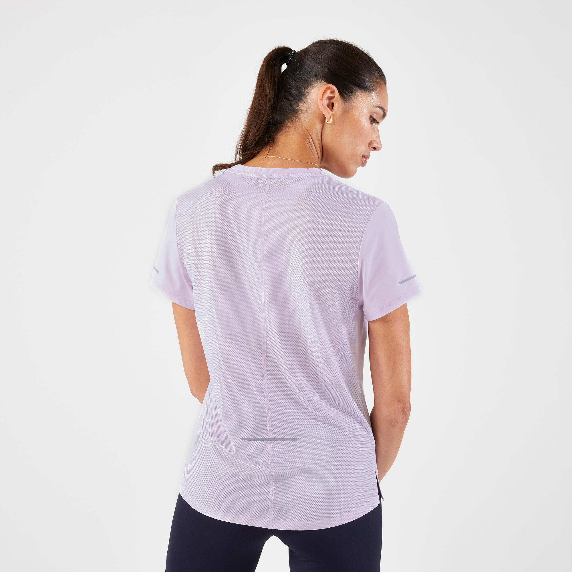 Kiprun Run 500 Dry Women's Breathable Running T-Shirt - Moisture Wicking Workout Top for Gym, Jogging & Outdoor Sports