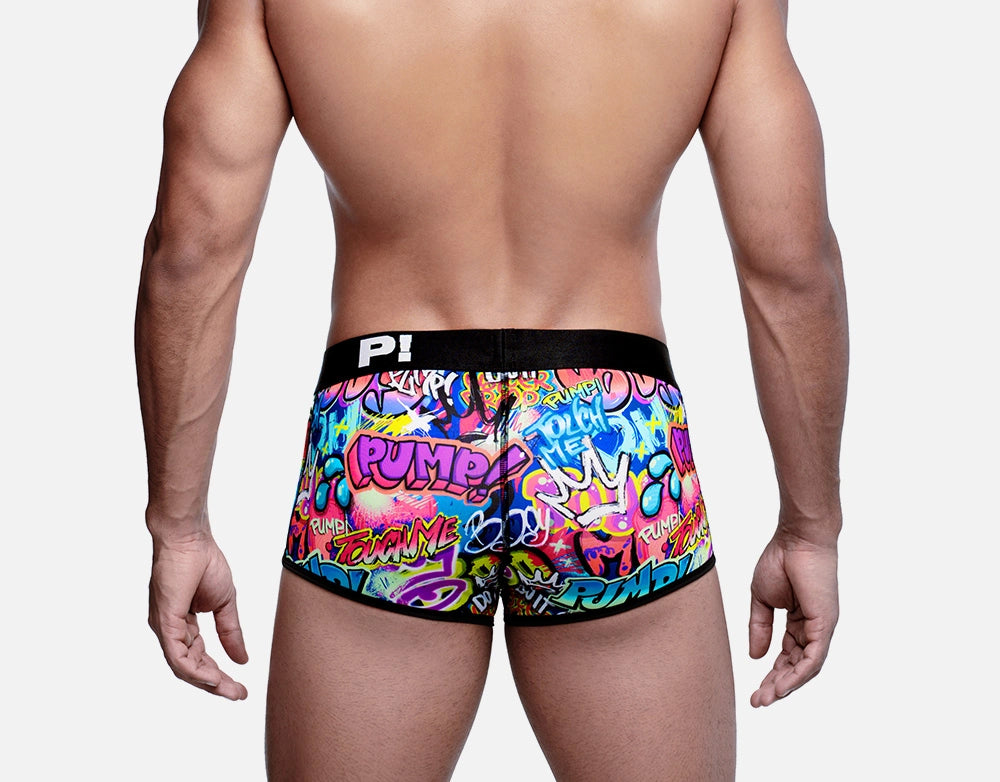 PUMP! Drip Boxer Graffiti - High-Quality Men's Underwear for Comfort & Style | Perfect for Gym, Workout & Everyday Wear