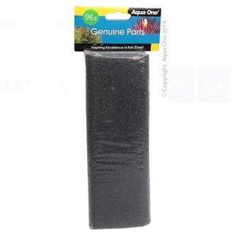 Aqua One Sponge Filter Media 15ppi 1 Pack (96s) for AquaNano 30 Fish Tank - High Porosity Bio Sponge for Freshwater & Saltwater Aquariums - Perfect for Shrimp, Betta, and Nano Fish Tanks