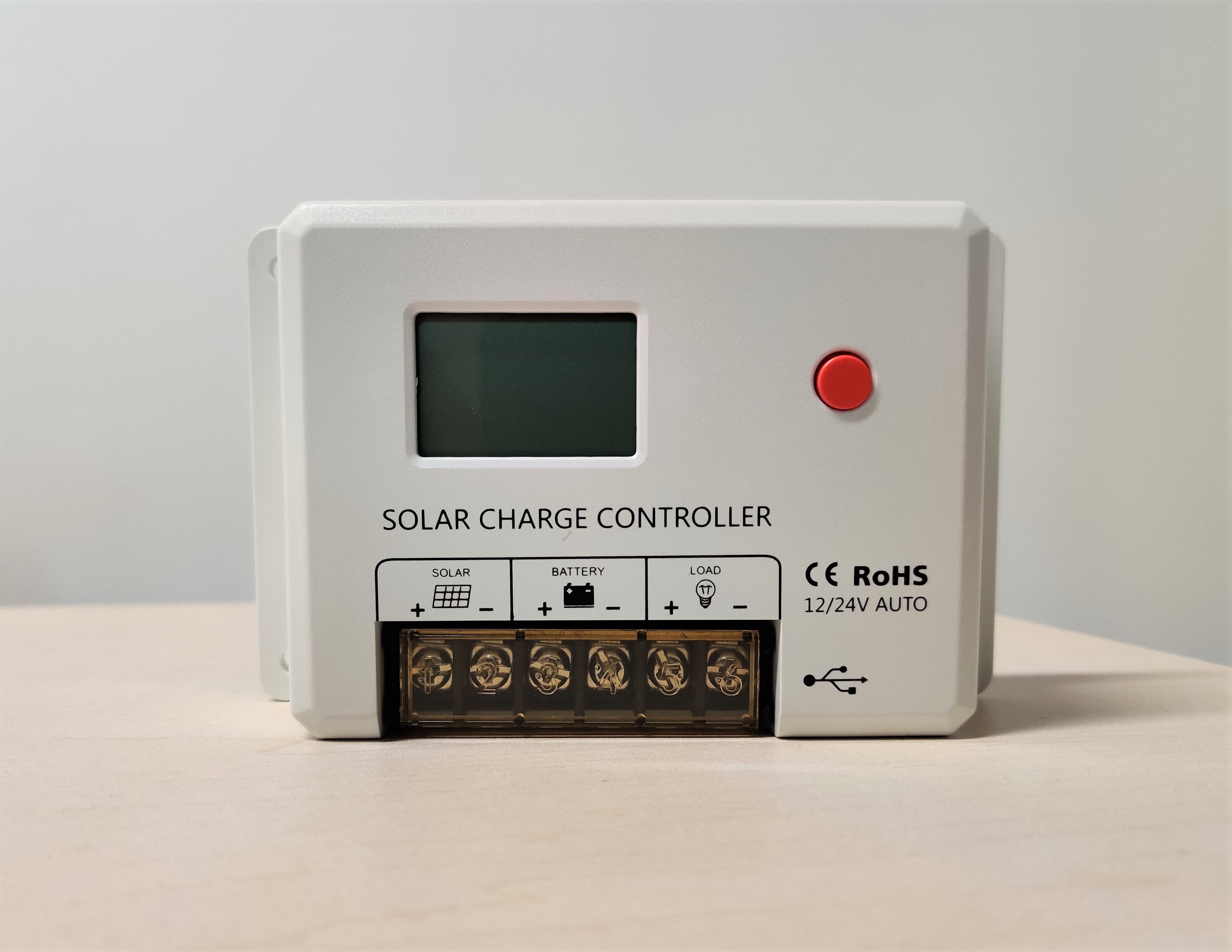 Energex 30A PWM Solar Charge Controller 12V/24V for RV, Boat, Off-Grid Power Systems | Waterproof & Efficient Solar Panel Regulator