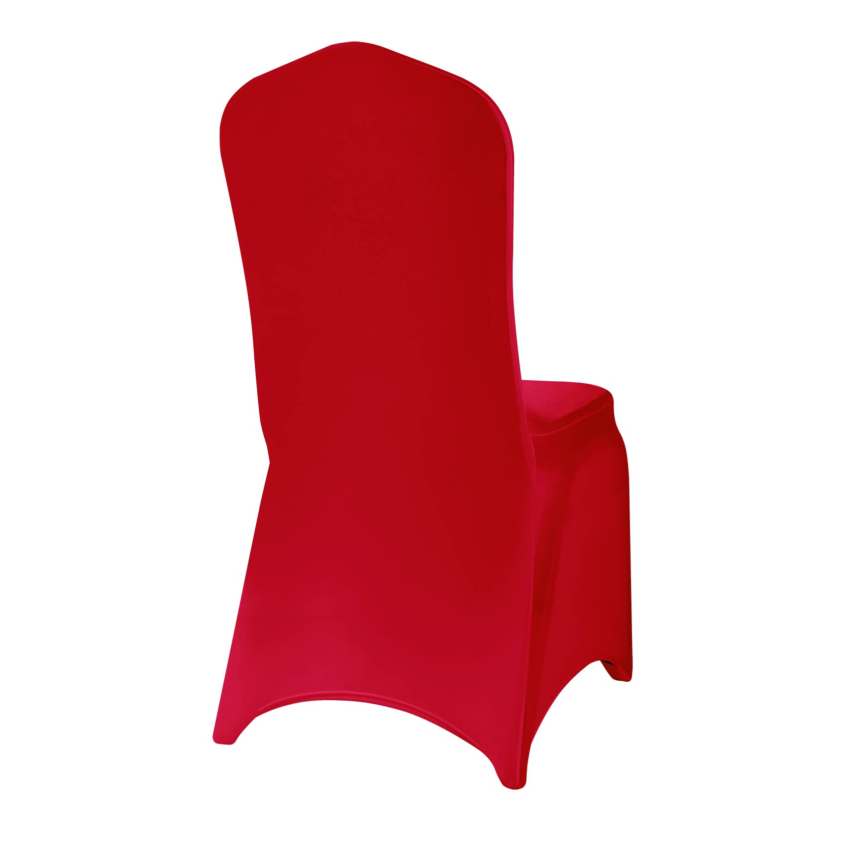 100PCS Stretch Spandex Chair Covers - Washable Removable Elastic Chair Protectors for Living Room, Party, Banquet, Wedding & Hotel Events (Red) - Perfect for Home Decor, Event Styling & Furniture Protection