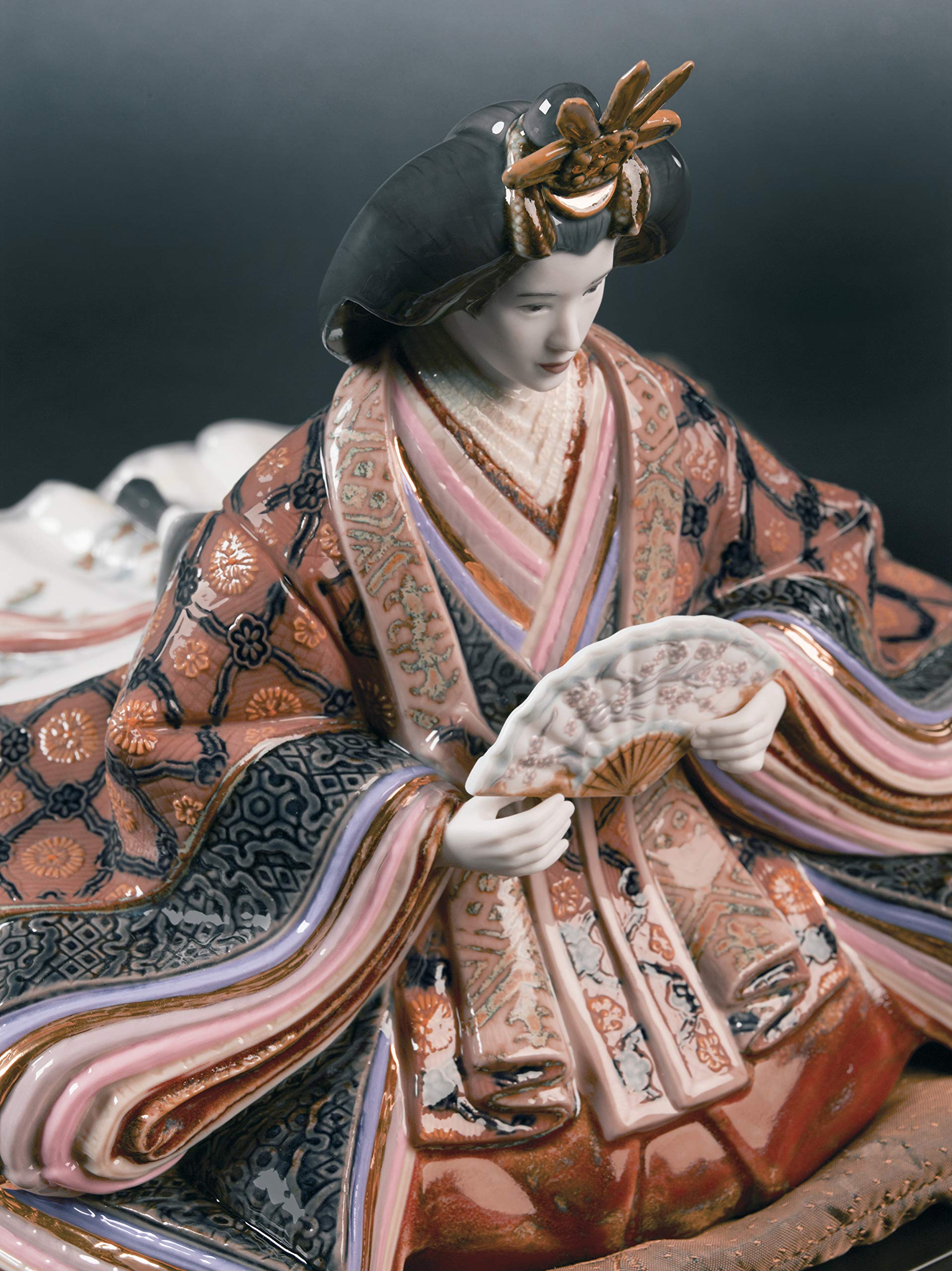 Lladro Porcelain Hina Doll Empress - Elegant Home Decor