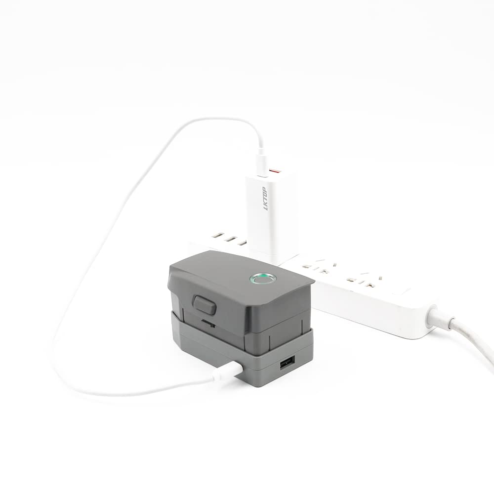 DJI Mavic 2 Pro/Zoom Fast Charging Hub - 4-in-1 Battery Charger & Discharger with Energy Conversion for Drone Accessories | Perfect for Travel, Aerial Photography & Professional Drone Operations