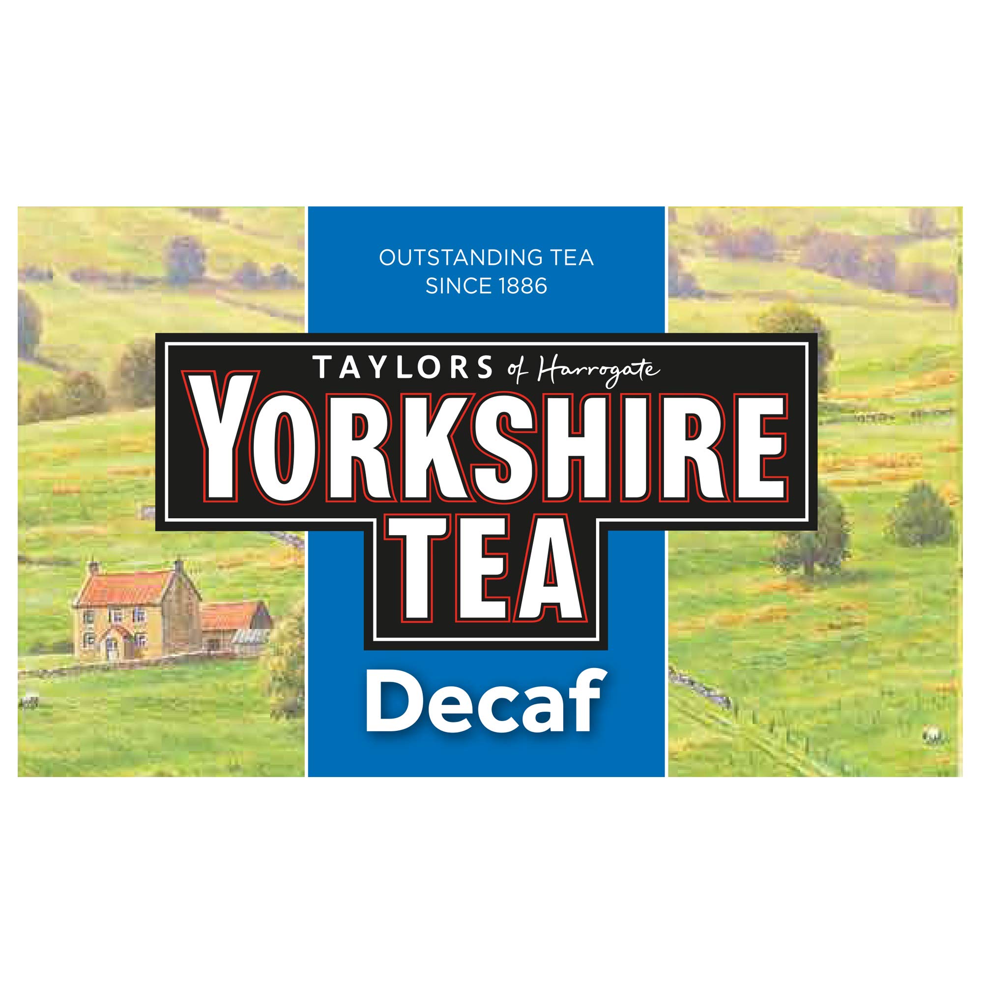 Yorkshire Tea Decaf - 80 Tea Bags | Caffeine-Free Black Tea | Perfect for Evening Relaxation & Digestive Comfort