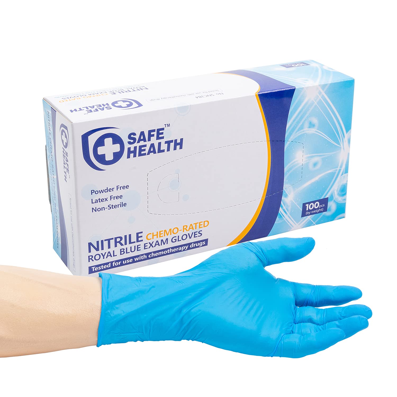 Exam Grade Powder-Free Nitrile Gloves - 1000 Pack | Latex-Free, Disposable Safety Gloves for Medical, Dental, Food Handling & Industrial Use
