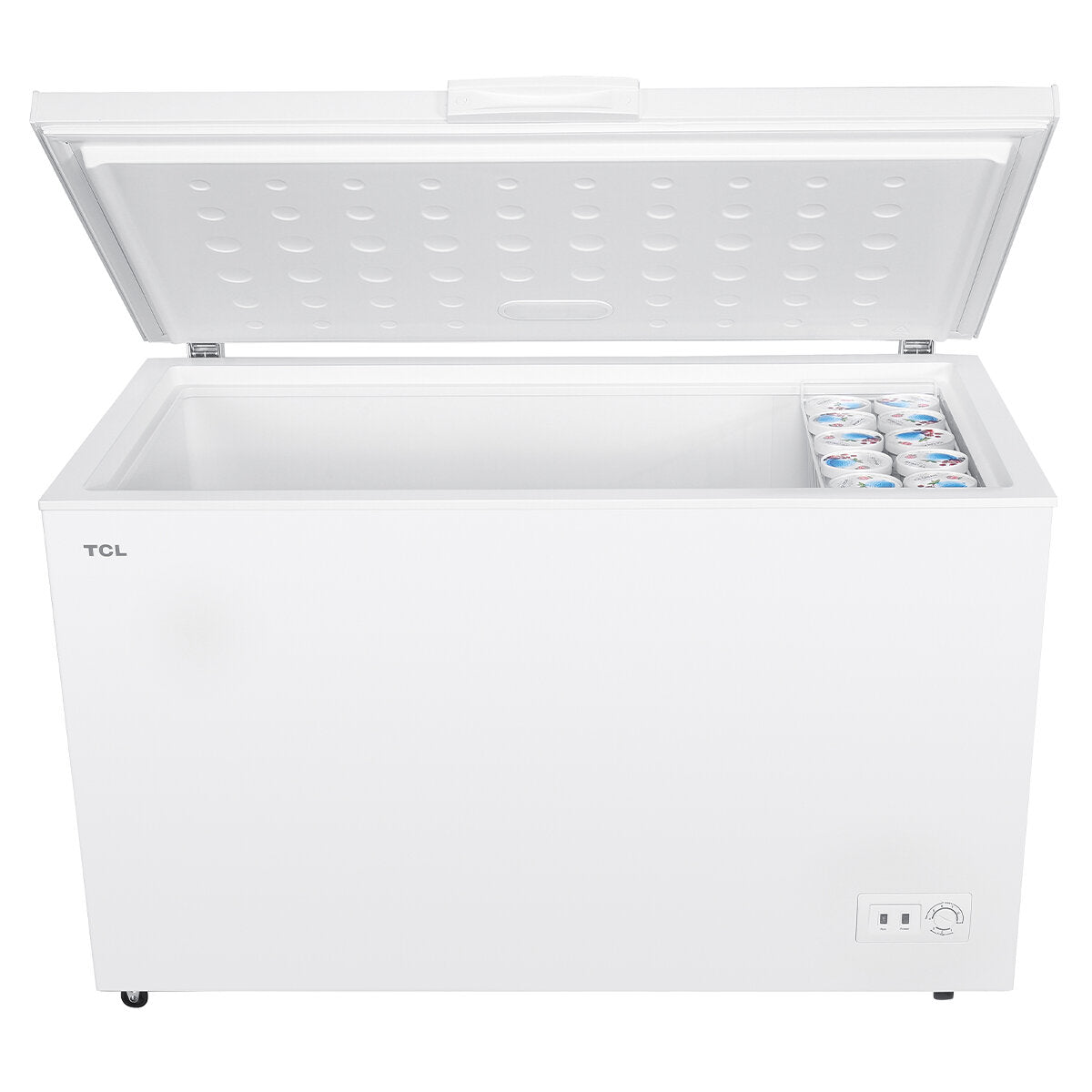 TCL 198L Hybrid Chest Freezer F205CFW - Energy Efficient Upright Deep Freezer for Home, Garage & Restaurant Use - Perfect for Frozen Food Storage & Bulk Meal Prep
