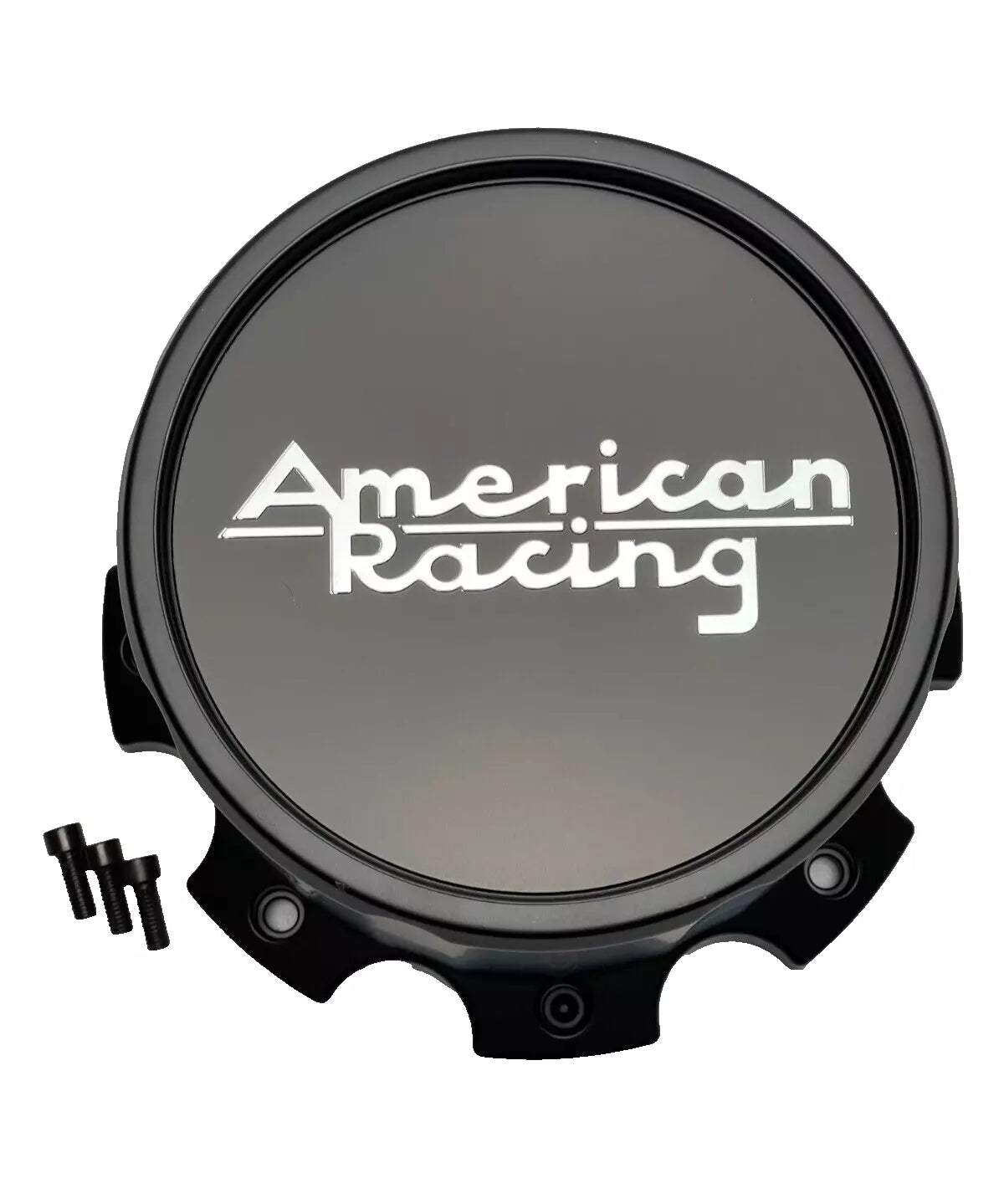 American Racing Satin Black 8x200/210 Dually Rear Wheel Cap - Premium Truck & Trailer Accessory for Enhanced Style & Protection